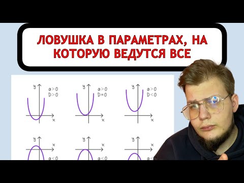 Видео: Как решить 18 задание ЕГЭ по Математике? Анализ замены в ПАРАМЕТРЕ. Нахождение решений параболой.