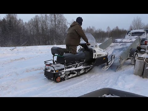 Видео: ПРОБИВАЕМ ПУТИК НА СНЕГОХОДЕ/ПРОВЕРИЛ КАПКАНЫ НА КУНИЦУ// НАВАЛИЛО СНЕГА/ НА ПРОМЫСЕЛ С ТАЙГОЙ 550