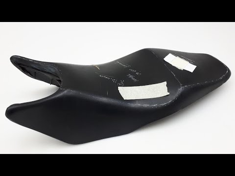 Видео: Honda CB600 Hornet. Перетяжка сидения.  Hauling seat.