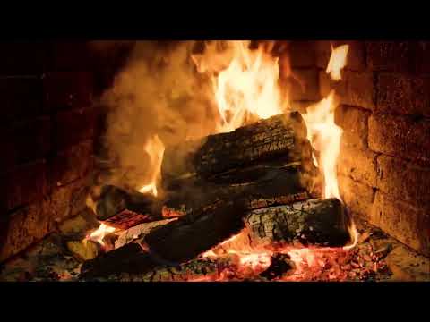 Видео: Смотрите и Наслаждайтесь ! Звуки Горящего Камина и Потрескивания Огня * Успокаивающее Видео