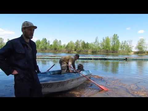 Видео: Лодочный мотор Вихрь 45 испытания на воде;первый выезд;с Днём Победы