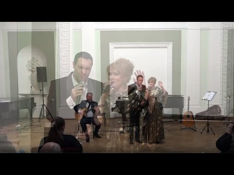 Видео: Ольга Панюшкина и Евгений Кунгуров «Дорогой длинною» (муз.Б.Фомин, сл.К.Подревского и А.Вертинского)