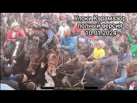 Видео: Улоки Карамазор 10.01.2024/Бузкаши Купкари Тожикистон Самандар Кенжаев