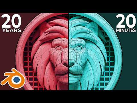 Видео: 20 лет секретов 3D-моделирования в Blender за 20 минут!
