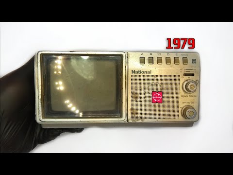 Видео: Реставрация Японского мини-телевизора, произведенного в 1979 году. Антикварное телевидение - Восстан