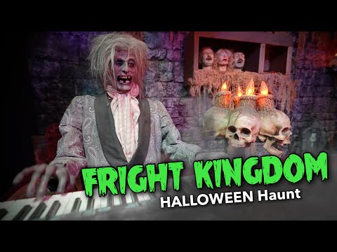 Видео: Fright Kingdom - HALLOWEEN Haunt Behind The Scenes Tour (Нашуа, Нью-Гэмпшир) 4K