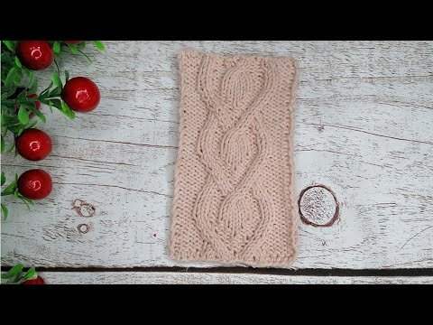 Видео: 78// Оригинальный и совсем не сложный узор с переплетениями