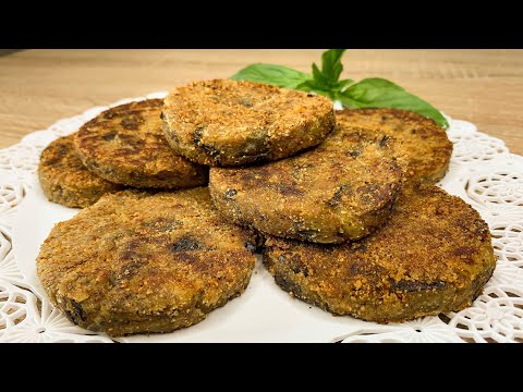 Видео: Изумительный бургер из баклажанов! Без мяса, но вкуснее мяса! Легко и быстро!