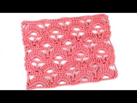 Видео: Ажурный узор Клеточки из арочек