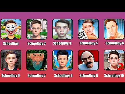 Видео: Скулбой Раневей все игры,Скулбой Читер,SchoolBoy Escape Runaway