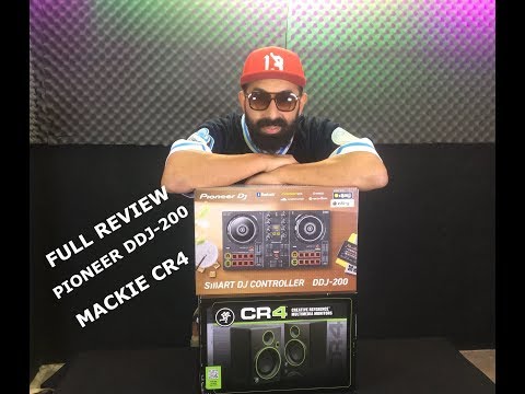 Видео: ПЪЛНО РЕВЮ НА PIONEER  DDJ 200 & MACKIE CR-4