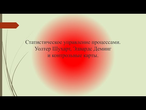 Видео: Уолтер Шухарт, Эдвардс Деминг и контрольные карты