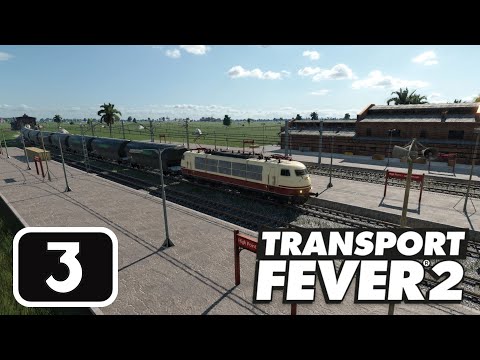 Видео: Transport Fever 2 | 3 | Первые локомотивы и сразу электровозы
