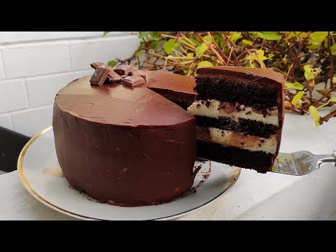 Видео: Торт " МИЛКА " невероятно шоколадный воздушный торт с муссом / шоколадный шифоновый бисквит