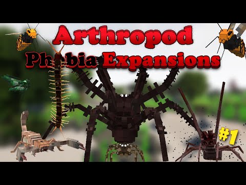 Видео: Arthropod Phobia Expansions 1.20.1 #1 | Обзор Мода | Куча Ползучих Тварей!