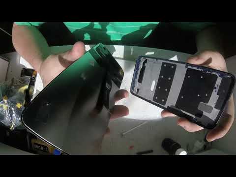 Видео: Смартфон Honor 9X Premium STK-LX1 Замена дисплея