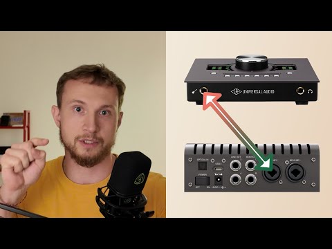 Видео: Созвоны с UAD Apollo Twin, не выдергивая гитары (переброс входов).