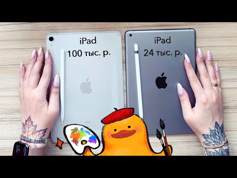 Видео: Разница между айпадом за 24 тысячи и за 100 тысяч | обзор для художников