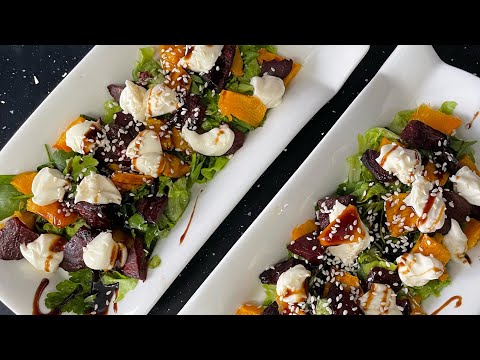 Видео: Салат из свеклы и тыквы | Қазақша рецепт