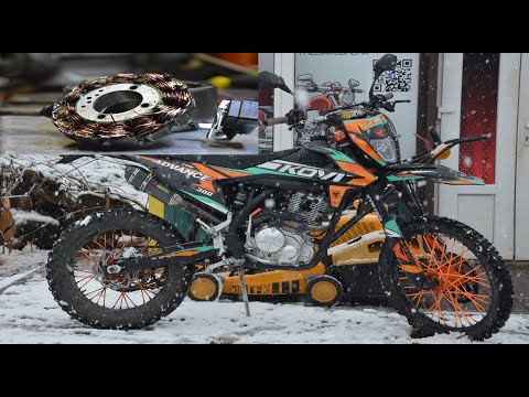 Видео: Мотоцикл Kovi 300 ADVANCE!Брак мотора чи що??Відкрутилися болти бендикса і пошкодили статор!