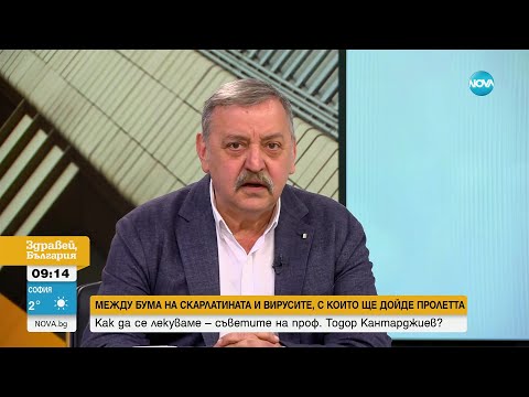 Видео: Проф. Кантарджиев: Скарлатина се лекува с пеницилини и цефалоспорини - Здравей, България