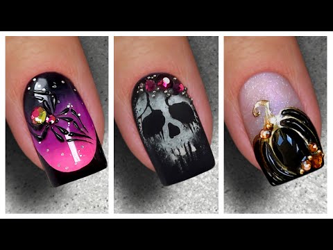 Видео: Дизайн ногтей 2023 🎃 Маникюр на Хэллоуин #20nails