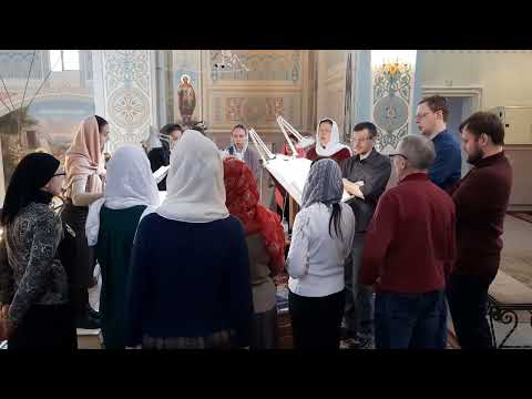 Видео: “Достойно есть” распев царя Феодора, (обраб. М. Осоргина, Н. Кедрова (сына)) Рег. Екатерина Артюхова