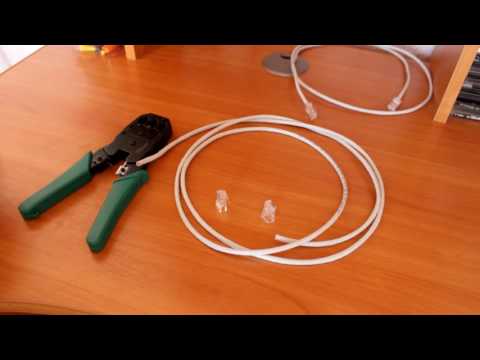 Видео: Обжим utp кабеля (POE)