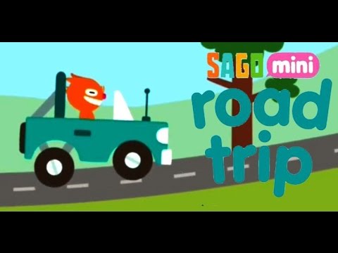 Видео: Sago Mini Road Trip | Jeep | Саго Мини В Путь-Дорогу - Children's cartoon game