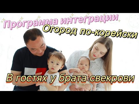 Видео: Программа интеграции/огород по-корейски/в гостях у брата свекрови/Южная Корея влог