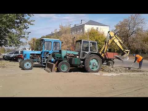 Видео: Работа экскаватора ЭО-2621 (ЮМЗ-6АКЛ).