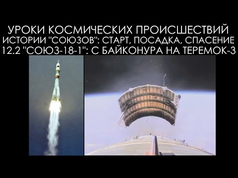 Видео: Уроки космических происшествий 12.2: "Союз 18-1": С Байконура на Теремок-3
