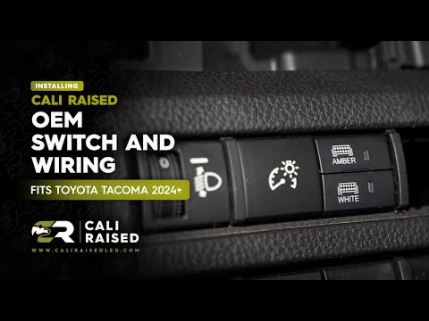 Видео: Как установить проводку и штатный переключатель на Toyota Tacoma 2024+ | Cali Raised