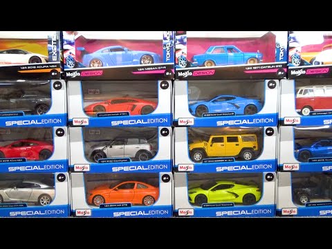 Видео: Давайте откроем и поиграем в Maisto 1/24, купленную в Yodobashi Camera ♪