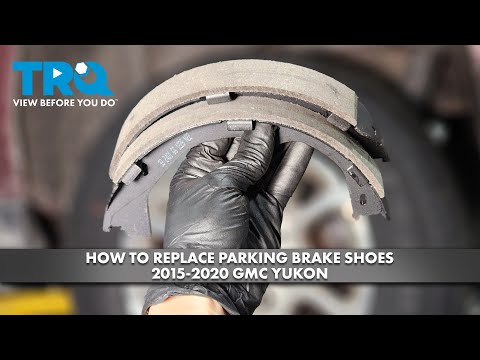 Видео: Как заменить колодки стояночного тормоза на GMC Yukon 2015-2020