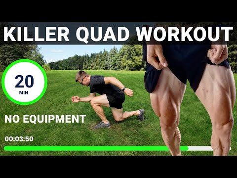 Видео: 20 МИН. КВАДРИДЫ | Убойная тренировка ног