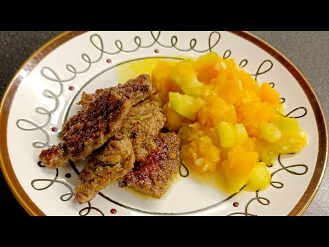Видео: Печень говяжья. Маринад. Жарим. #еда #вкусно 