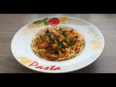 Видео: Соус с кабачковой икрой на Cпагетти!