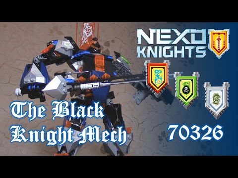 Видео: [ОБЗОР ЛЕГО] NEXO KNIGHTS 70326 Робот Черный Рыцарь
