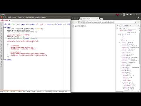 Видео: Понятие узел в JavaScript, отличие DOM элемента от узла