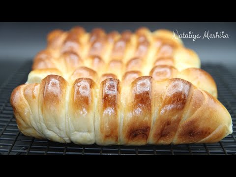 Видео: Тесто КАК ПУХ, начинка СКАЗКА! Очень вкусные испанские булочки  PAN DE LECHE. Вы будете в восторге!