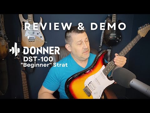 Видео: Электрогитара Donner DST 100 ПОЛНЫЙ ОБЗОР