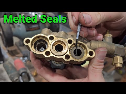 Видео: Мойка высокого давления DeWalt 3400 PSI — замена уплотнителя насоса 8.7GA12 AAA