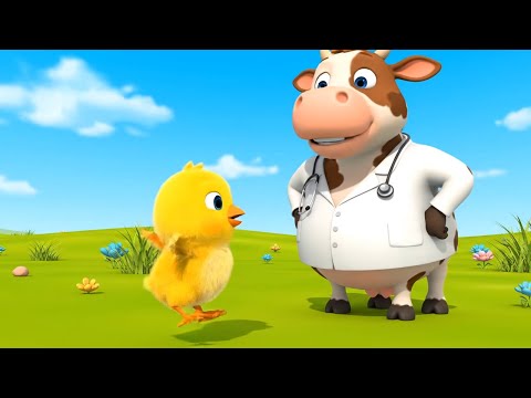 Видео: Доктор Корова заботится о цыплёнке 🐮🐣