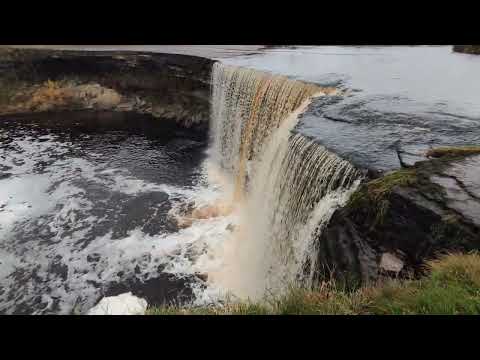 Видео: Estonia-Jägala Waterfall-Водопад ягала.(25 октября 2025 г.)
