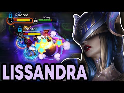 Видео: Игровой процесс средней линии Wild Rift Lissandra в 18-м сезоне (сборка и руны)