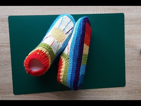 Видео: САМЫЕ ЯРКИЕ, ТЕПЛЫЕ И КРАСИВЫЕ СЛЕДКИ-ТАПОЧКИ, "ПОХОЖИЕ НА  РАДУГУ"  Размер 38-39