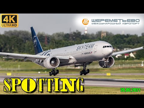 Видео: Споттинг в Шереметьево.