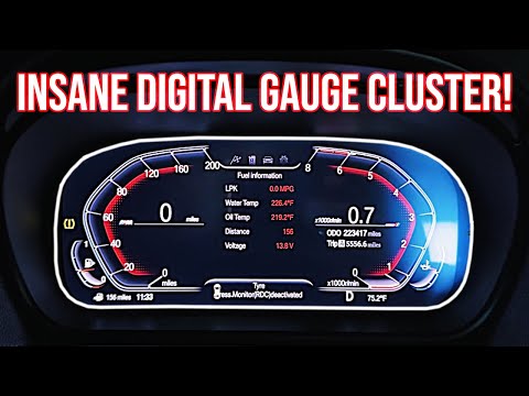 Видео: ЛУЧШАЯ цифровая приборная панель BMW! | ОБЗОР E90 E92 328i 335i
