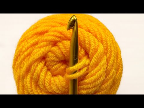 Видео: 💛 Яркий и фактурный дизайн для вязания крючком — подходит для начинающих